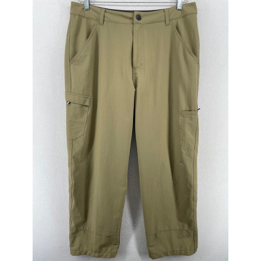 CLOUDVEIL Pants Mens 34 Cargo Stretch Twill Utility Outdoor Hiking Trail Brown